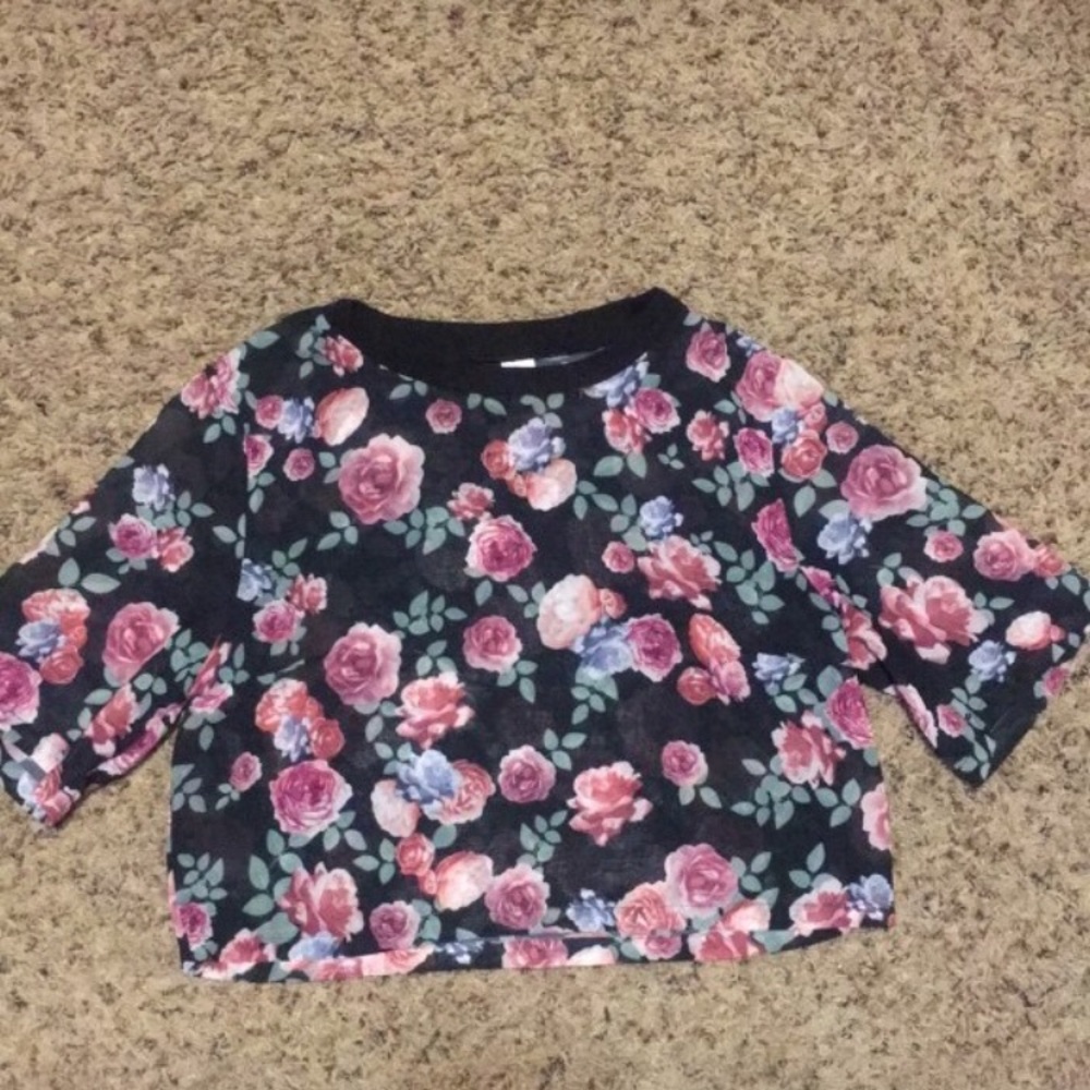 H&M shear crop top.